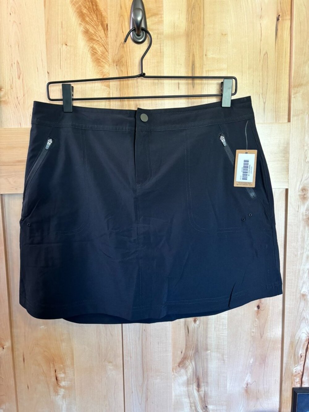 New NWT Title Nine T9 Rogue Skort Black 6 $75 Quick Dry